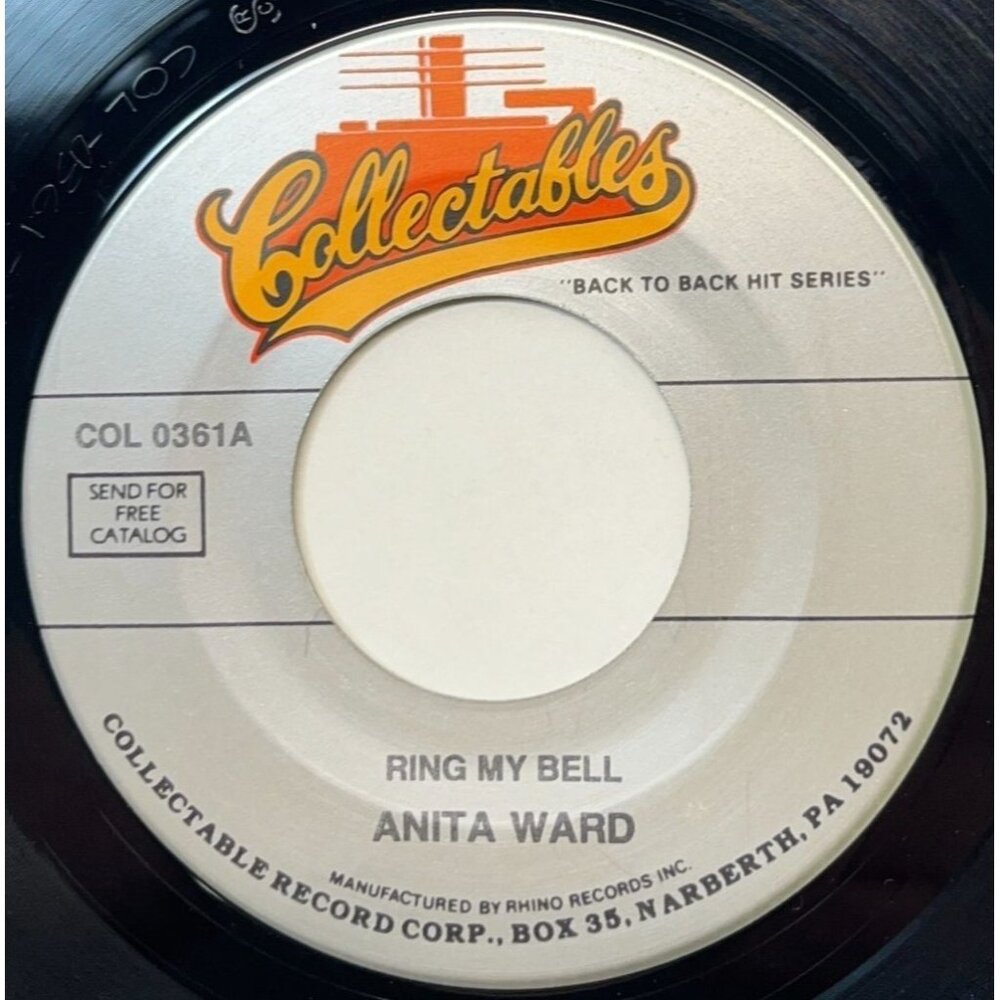 Anita Ward Ring My Bell / Dont Drop My Love 45 Disco Pop Collectables 0361